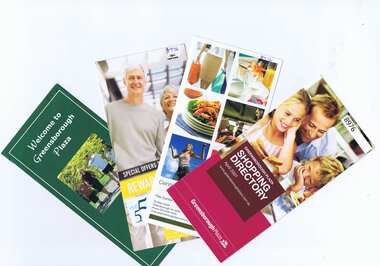 Pamphlet - Directory, Greensborough Plaza directories, 2000s