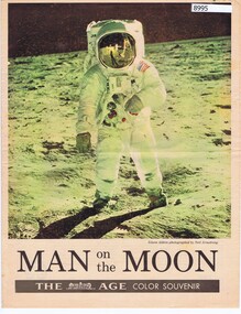 Newspaper - Newspaper supplement, The Age Man on the Moon 1969, 16/07/1969