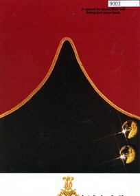 Pamphlet - Brochure, Australian Army Band Corps, Australian Army Band Corps. Defence Force music training: information for applicants, 1990s