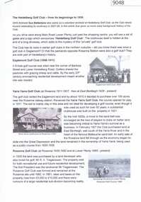 Article, Sue Ballantyne, The Heidelberg Golf Club - from its beginnings to 1936, 2024