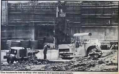 Newspaper - Newspaper Clipping - Digital Image, The Valley Voice, [Greensborough Plaza under construction 1978], 06/07/1978