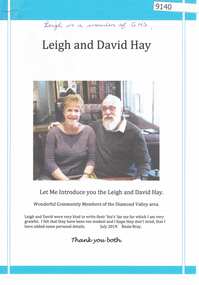 Article - Family History, Leigh and David Hay, by Rosie Bray, 2019_07