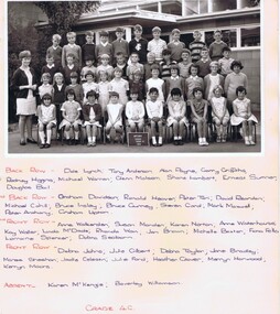 Photograph - School Photograph - Digital Image, Watsonia State School Wa4838 1968 Grade 4C, 1968_