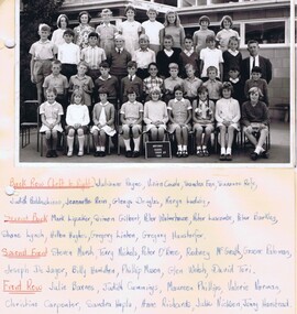 Photograph - School Photograph - Digital Image, Watsonia State School Wa4838 1968 Grade 6A, 1968_