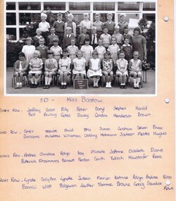 Photograph - School Photograph - Digital Image, Watsonia Primary School Wa4838 1969 Grade 3D, 1969_