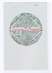 Programme - Program, The High Commissioner of Canda and the Royal Commonwealth Society, Canada Presents and Canada Patterns, 28/02/1965