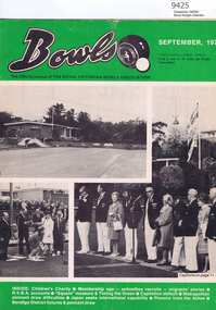 Memorabilia - Journal, Royal Victorian Bowling Association, Bowls : the official journal of The Royal Victorian Bowls Association. September, 1973, 1973