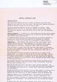 Memorabilia - Document, The Scout Association of Australia - Victoria Branch, Jamboree Information Sheet, 1976