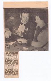 Memorabilia - Newspaper Clipping, Heidelberg Leader, [City of Heidelberg Mayoral Charity Ball], 12/06/1974