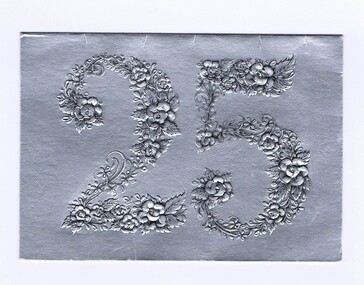 Memorabilia - Invitation, Mr & Mrs R Bruce, 25th Wedding Anniversary Invitation, 10/04/1977