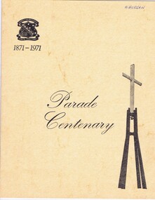 Memorabilia - Program, Parade College, Parade Centenary 1871-1971, 1971