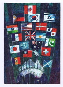 Memorabilia - Card, Lions Club of Australia, Papua New Guinea and Norfolk Island, Christmas card 1971, 1971