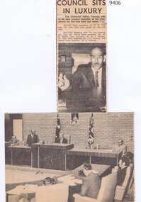 Memorabilia - Newspaper Clipping, Diamond Valley News, Council sits in luxury, 08/02/1972