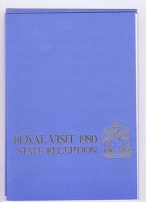 Memorabilia - Programme, Government of Victoria, Royal Visit State Reception 1980, 28/05/1980