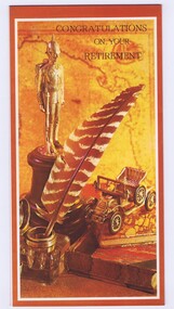 Memorabilia - Card, Nell Mapleston, Retirement Card, 07/1983