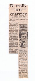 Article - Newspaper Clipping, Diamond Valley News, Di really is a charmer, 26/04/1983