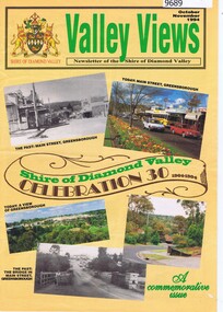 Newsletter, Shire of Diamond Valley, Valley Views: Newsletter of the Shire of Diamond Valley. October/November 1994, 1994