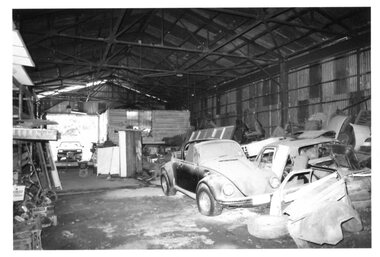 Photograph - Photograph Collection, Alison Lendoudis et al, Briar Hill Timber sawmill, interior, 1996, 1996
