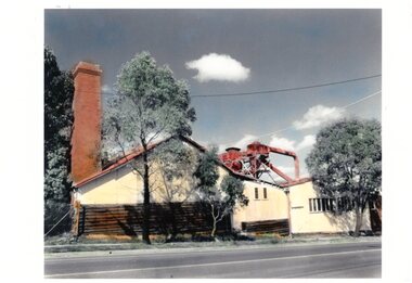 Photograph - Photograph Collection, Alison Lendoudis et al, Chimney and boiler room on Sherbourne Road 1996, 1996
