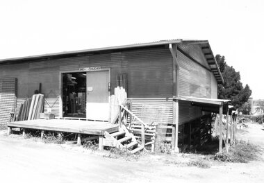 Photograph - Photograph Collection, Alison Lendoudis et al, Back section of Briar Hill Timber and Trading Company office and supplies shop, 1996