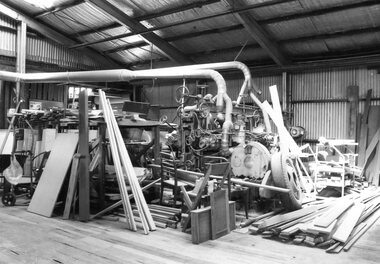 Photograph - Photograph Collection, Alison Lendoudis et al, White brand tenon saw at Briar Hill Timber 1996, 1996