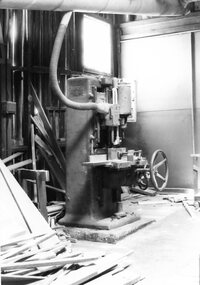 Photograph - Photograph Collection, Alison Lendoudis et al, Pickles morticer at Briar Hill Timber 1996, 1996