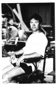 Photograph - Photograph Collection, Alison Lendoudis et al, Peter Baldwin at Briar Hill Timber 1996, 1996