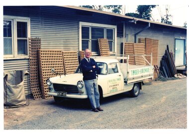 Photograph - Photograph Collection, Alison Lendoudis et al, Bob Manuell at Briar Hill Timber 1996, 1996