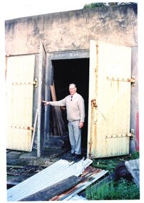 Photograph - Photograph Collection, Alison Lendoudis et al, Bob Manuell at Briar Hill Timber 1996, 1996
