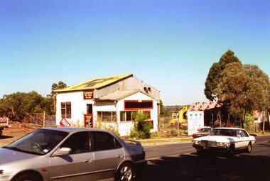 Photograph - Photograph Collection, Alison Lendoudis et al, Old sawmill site: demolition of Briar Hill Timber 1996, 1996