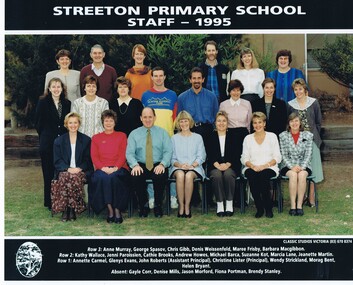 Photograph - School Photograph, Classic Studios Victoria, Streeton Primary School Staff 1996, 1996