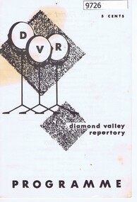 Pamphlet - Programme, Diamond Valley Repertory, Wild Goose Chase: Diamond Valley Repertory, 1970s