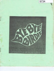 Booklet - Programme, Montmorency High School, Bye Bye Birdie: Montmorency High School 1979, 05/1979