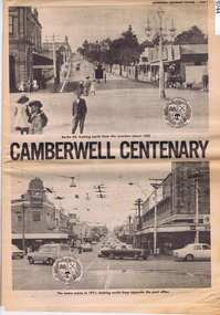 Newspaper, Progress Press, Camberwell Centenary Feature 1971, 1971_11