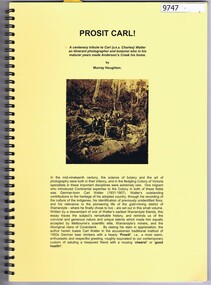 Book, Warrandyte Historical Society, Posit Carl!, 2007