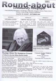Newspaper, Round-about Community Newspaper, Round-about Community Newspaper Issue No 92. August-September 2025, 08/2025