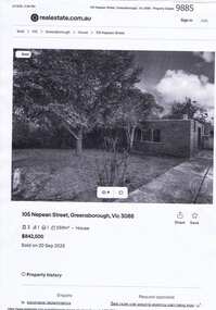 Flyer - Advertisement, Morrison Kleeman Real Estate, 105 Nepean Street, Greensborough, 2025