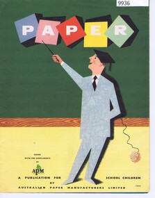 Poster, Australian Paper Mill, The Story of Paper, 1956