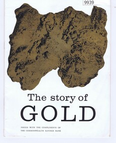 Booklet, Commonwealth Savings Bank of Australia, The Story of Gold