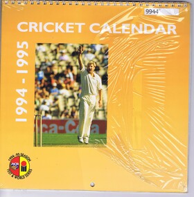 Booklet - Calendar, 1994 - 1995 Cricket Calendar, 1994