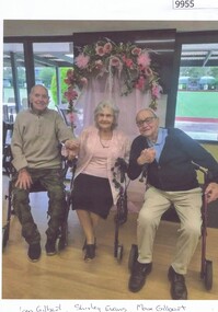 Photograph - Photograph (Copy), Photo of Ian Gilbert, Shirley Evans and Max Gilbert