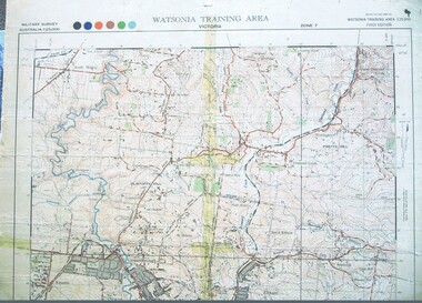 Map, Australian Government, Watsonia Training Area: Victoria: Zone 7, 1980c