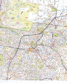 Map, Melway: Greensborough and surrounds