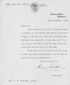 Letter - Correspondence, 1924
