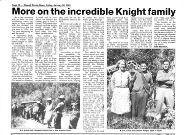 Newspaper - B/W, 26/01/2001
