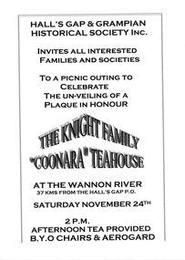 Flyer - B/W, C November 2001