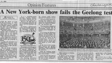 Newspaper - B/W, 11/05/1991