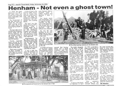 Newspaper - B/W, C 24/11/2000
