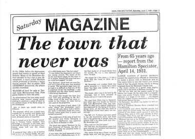 Document - Photocopy of article (magazine/newspaper)