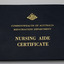 Navy blue hard cover with gold embossed lettering